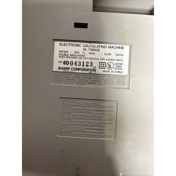 Canon Printing Calculator P120-DH Business 2 Color Print. Works Great! - Picture 6 of 9